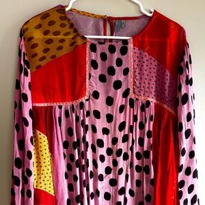 Anthropologie Miranda Peasant Blouse by Bl-nk